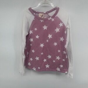 Lily Bleu Star Print Raglan Long‎ Sleeve Top Girl's